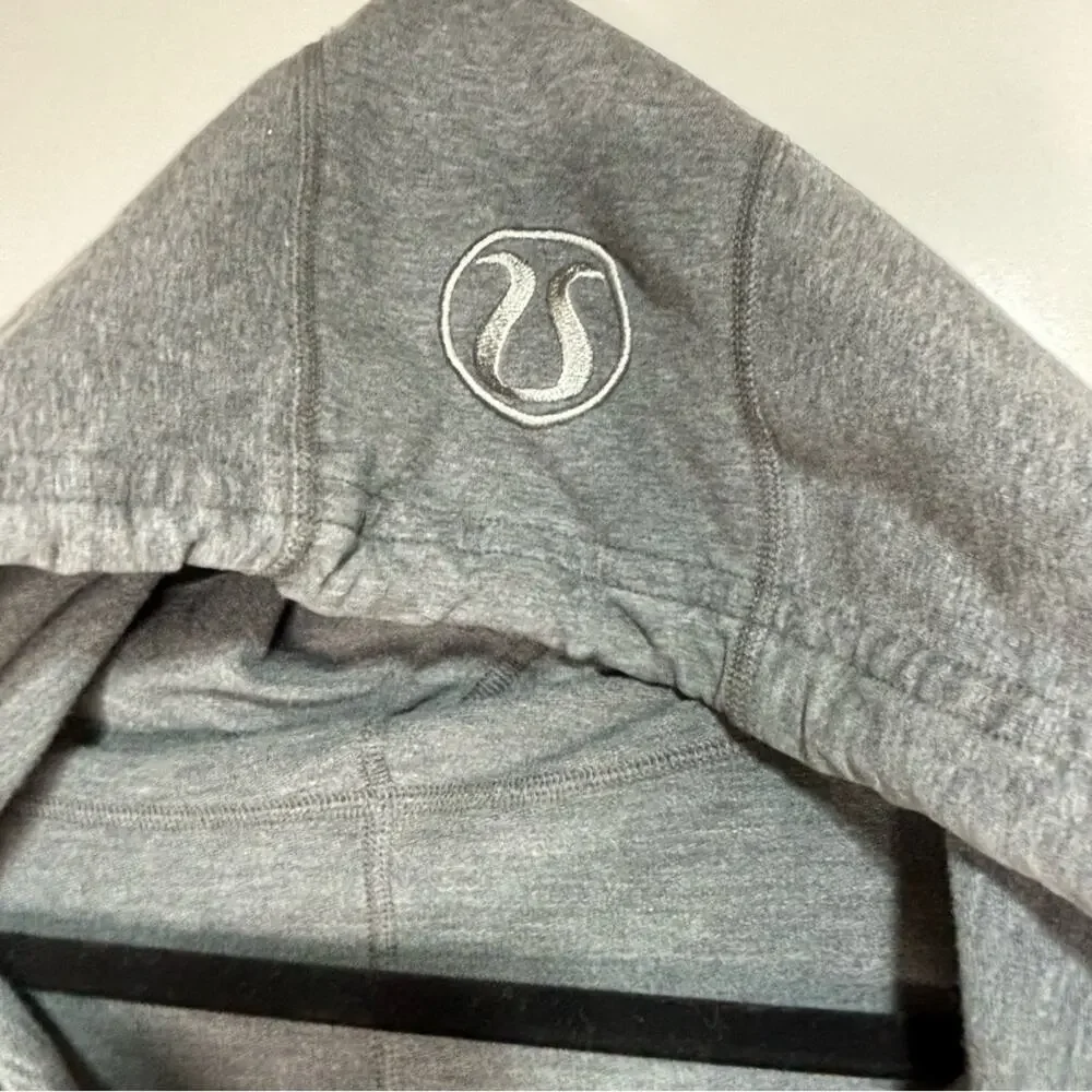 Lululemon Flashback Pullover Slouchy Hooded Sweatshirt Gray 8